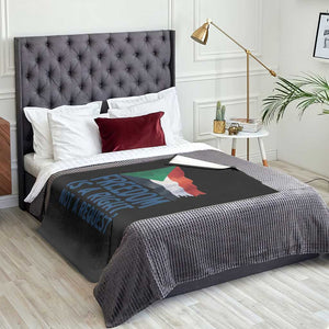 Freedom Is a Right Not a Request Throw Blanket Sudan Flag Human Rights Supporters TS02 Print Your Wear