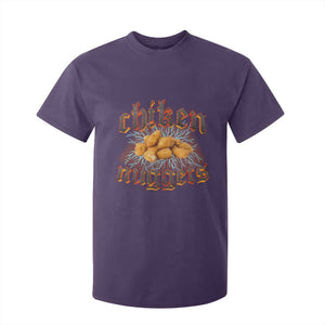 Chicken Nuggets T Shirt For Kid Heavy Metal World Tour Hardcore Music TS02 Purple Print Your Wear