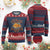 Chicken Nuggets Knit Sweatshirt Heavy Metal World Tour Hardcore Music TS02 Burgundy Print Your Wear