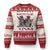 Funny Autism Raccoon Meme Knit Sweatshirt Rizz Em With The Tism Autistic Raccoons TS02 Red Print Your Wear