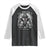 Funny Alpha Wolf Meme Raglan Shirt I'll Protect You Kitten Humorous Cringe TS02 Black White Print Your Wear
