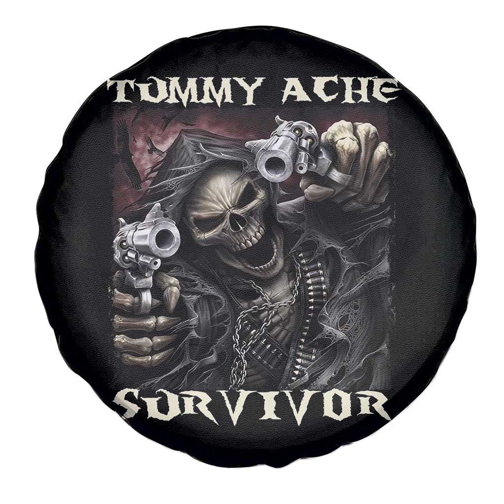 Skeleton Meme Spare Tire Cover Tummy Ache Survivor Funny Cool Edgy Hard Cringe TS02 Print Your Wear