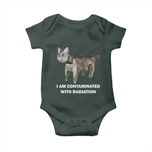 Funny Cat Meme Baby Onesie I Am Contaminated With Radiation Humorous Oddly Specific TS02 Print Your Wear