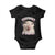 Funny Cat Meme Baby Onesie Certified Freak Eat Cement Cursed Cat TS02 Black Print Your Wear