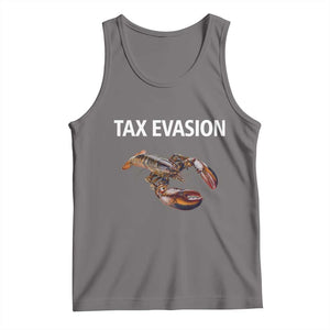 Funny Tax Evasion Lobster Tank Top Sarcasm Oddly Specific Meme TS02 Deep Heather Print Your Wear