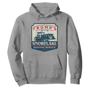 Trump Snowflake Removal Service Hoodie Funny Sarcastic Politics TS02 Sport Gray Print Your Wear