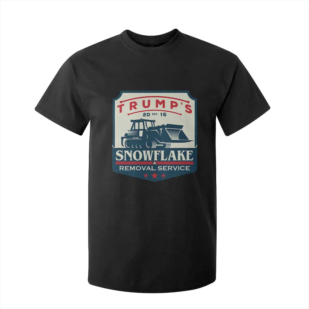 Trump Snowflake Removal Service T Shirt For Kid Funny Sarcastic Politics TS02 Black Print Your Wear