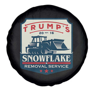 Trump Snowflake Removal Service Spare Tire Cover Funny Sarcastic Politics TS02 Print Your Wear