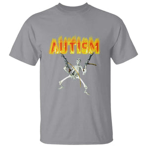 Autism Skeleton T Shirt Funny Oddly Specific Dank Meme TS02 Sport Gray Print Your Wear