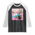 Funny Raccoon Meme Raglan Shirt I Put The Fun In Dysfunctional TS02 Black White Print Your Wear