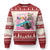 Funny Raccoon Meme Knit Sweatshirt I Put The Fun In Dysfunctional TS02 Red Print Your Wear
