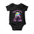 Funny Autism Opossum Baby Onesie Rizz Em With The Tism Meme Autistic TS02 Black Print Your Wear