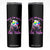 Funny Autism Opossum Skinny Tumbler Rizz Em With The Tism Meme Autistic TS02 Black Print Your Wear