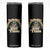 Funny Autism Raccoon Skinny Tumbler Be In Awe Of My 'Tism Meme Autistic TS02 Black Print Your Wear