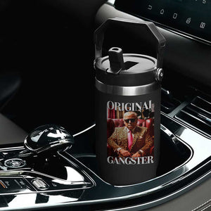 Trump Original Gangster Flip Straw Tumbler Funny Daddy Political Satire TS02 Print Your Wear