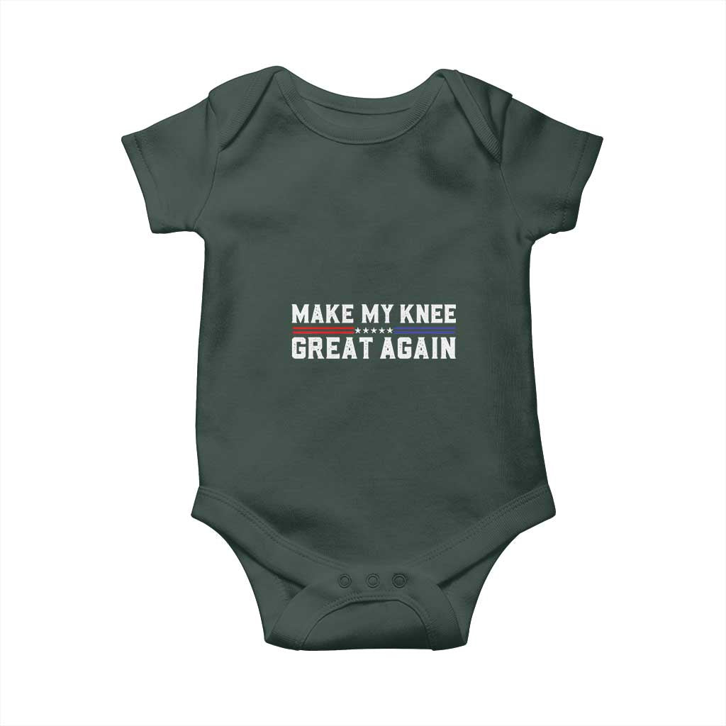 Funny Broken Knee Surgery Baby Onesie Make My Knee Great Again Recovery TS02 Print Your Wear