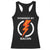Funny Bacon Lover Racerback Tank Top Powered By Bacon Cured Pork Master TS02 Black Print Your Wear