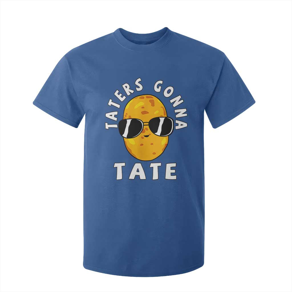 Funny Tater Tot T Shirt For Kid Taters Gonna Tate Tots Meme Potato Made Foodie Lover TS02 Royal Blue Print Your Wear