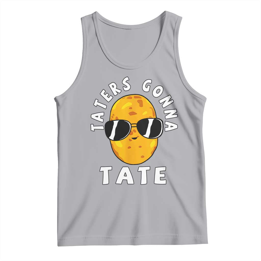 Funny Tater Tot Tank Top Taters Gonna Tate Tots Meme Potato Made Foodie Lover TS02 Athletic Heather Print Your Wear