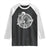 Funny Saying Skeleton Raglan Shirt I'm Just A Little Ray Of Pitch Black Sarcastic TS02 Black White Print Your Wear