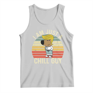 I Am Just A Chill Guy Trump Tank Top Funny My New President Character TS02 Ash Print Your Wear
