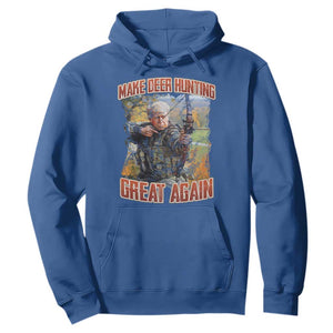 Trump Deer Hunting Hoodie Make Deer Hunting Great Again Trump TS02 Royal Blue Print Your Wear