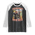 Trump Deer Hunting Raglan Shirt Make Deer Hunting Great Again Trump TS02 Black White Print Your Wear