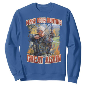 Trump Deer Hunting Sweatshirt Make Deer Hunting Great Again Trump TS02 Royal Blue Print Your Wear
