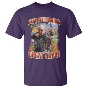 Trump Deer Hunting T Shirt Make Deer Hunting Great Again Trump TS02 Purple Print Your Wear