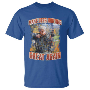 Trump Deer Hunting T Shirt Make Deer Hunting Great Again Trump TS02 Royal Blue Print Your Wear