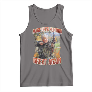 Trump Deer Hunting Tank Top Make Deer Hunting Great Again Trump TS02 Deep Heather Print Your Wear