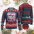 Trump Won 2024 Knit Sweatshirt Dont Worry Daddy's On His Way Funny Pink TS02 Burgundy Print Your Wear
