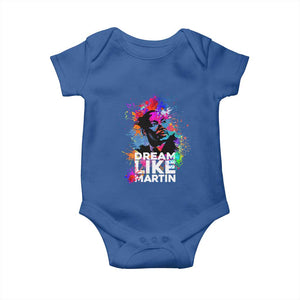 Dream Like Martin Baby Onesie MLK American Civil Rights Leader Inspiration TS02 Royal Blue Print Your Wear