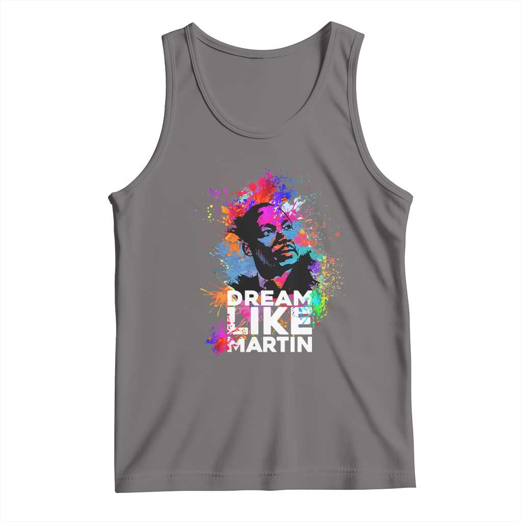 Dream Like Martin Tank Top MLK American Civil Rights Leader Inspiration TS02 Deep Heather Print Your Wear