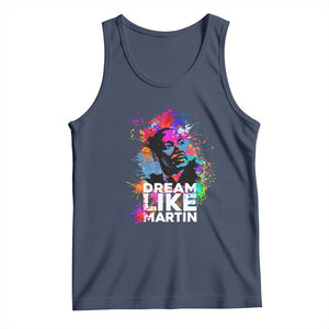 Dream Like Martin Tank Top MLK American Civil Rights Leader Inspiration TS02 Navy Print Your Wear
