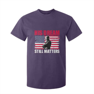 MLK T Shirt For Kid His Dream Still Matters Martin Luther King TS02 Purple Print Your Wear