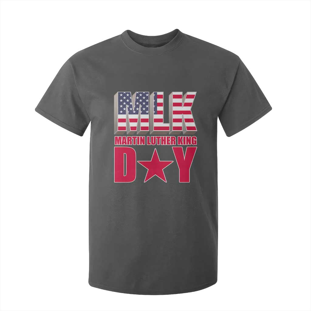 MLK Day T Shirt For Kid Martin Luther King Jr American Civil Rights Leader TS02 Dark Heather Print Your Wear
