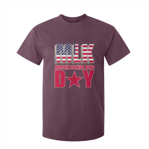 MLK Day T Shirt For Kid Martin Luther King Jr American Civil Rights Leader TS02 Maroon Print Your Wear