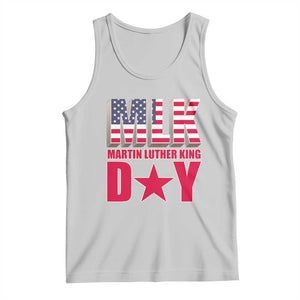 MLK Day Tank Top Martin Luther King Jr American Civil Rights Leader TS02 Ash Print Your Wear