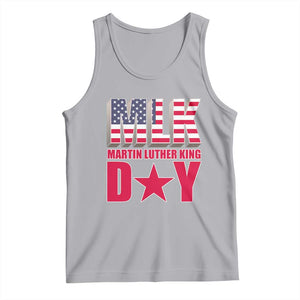 MLK Day Tank Top Martin Luther King Jr American Civil Rights Leader TS02 Athletic Heather Print Your Wear