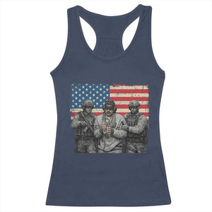 Captured Dictator Maduro Racerback Tank Top Special Forces Justice Operation American Flag TS02 Navy Print Your Wear