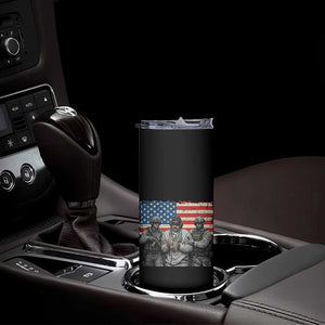 Captured Dictator Maduro Skinny Tumbler Special Forces Justice Operation American Flag TS02 Print Your Wear