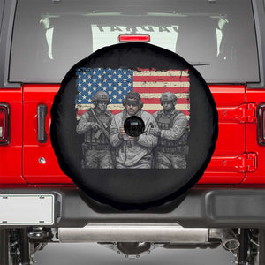 Captured Dictator Maduro Spare Tire Cover Special Forces Justice Operation American Flag TS02 Black Print Your Wear