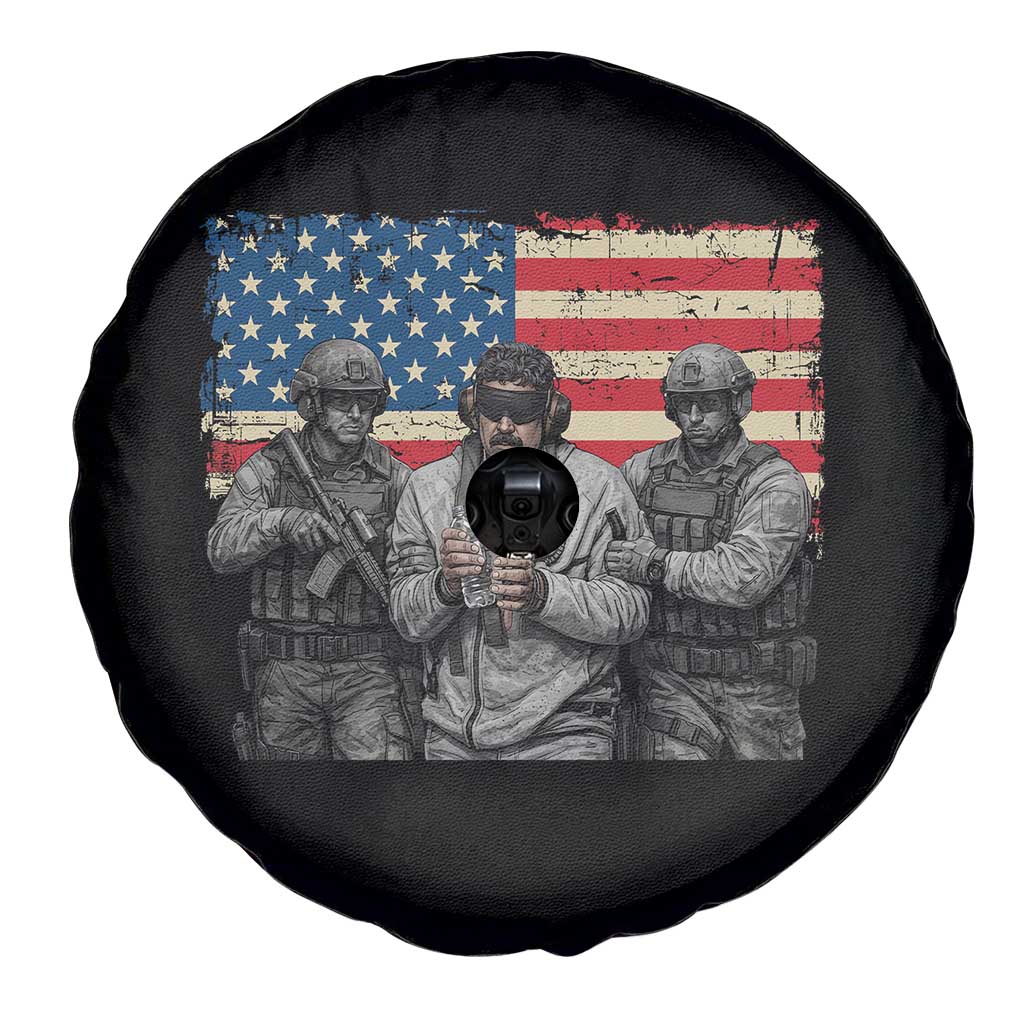 Captured Dictator Maduro Spare Tire Cover Special Forces Justice Operation American Flag TS02 Print Your Wear
