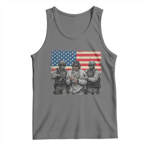 Captured Dictator Maduro Tank Top Special Forces Justice Operation American Flag TS02 Black Heather Print Your Wear