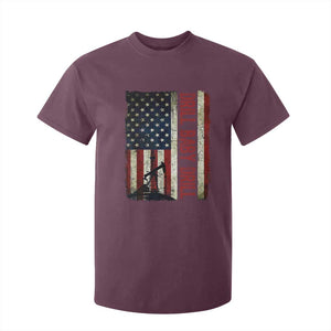 Drill Baby Drill American Flag T Shirt For Kid Oil Rig Oildfield Energy Industry Patriot TS02 Maroon Print Your Wear