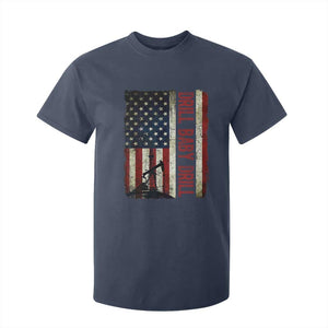 Drill Baby Drill American Flag T Shirt For Kid Oil Rig Oildfield Energy Industry Patriot TS02 Navy Print Your Wear