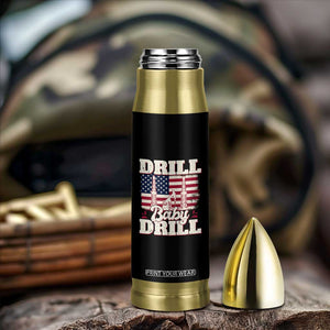Drill Baby Drill American Flag Bullet Tumbler Retro Oilfield Oil Rig Patriot TS02 Print Your Wear