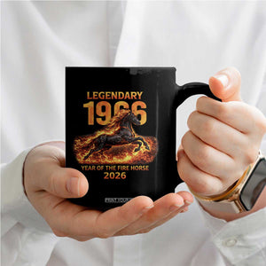 Legendary 1966 Year of the Fire Horse Coffee Mug Fiery 2026 Zodiac Birthday Gift TS02 Print Your Wear