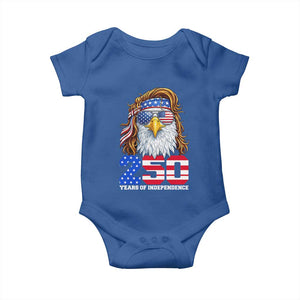 250 Years of Independece Patriotic Eagle Baby Onesie 1776 2026 USA Flag 4th of July Semiquincentennial TS02 Royal Blue Print Your Wear